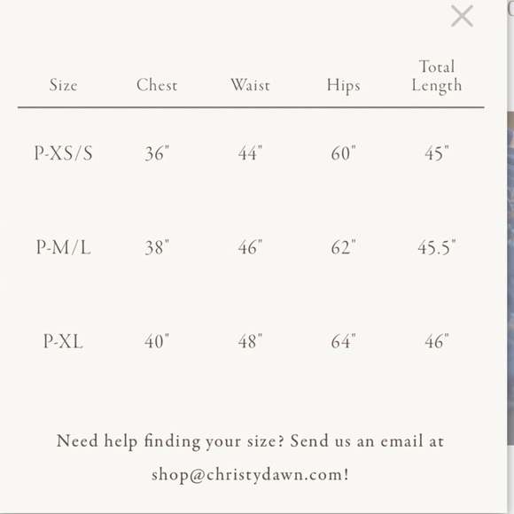 NWT The Paloma Dress Biscotti Cosmos Floral P-XL Sold Out - Picture 7 of 11